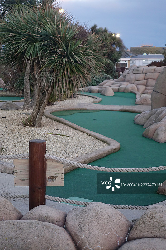 疯狂高尔夫球场图片素材