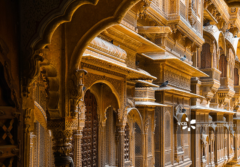 帕特旺基哈维利，斋沙默尔，拉贾斯坦邦图片素材