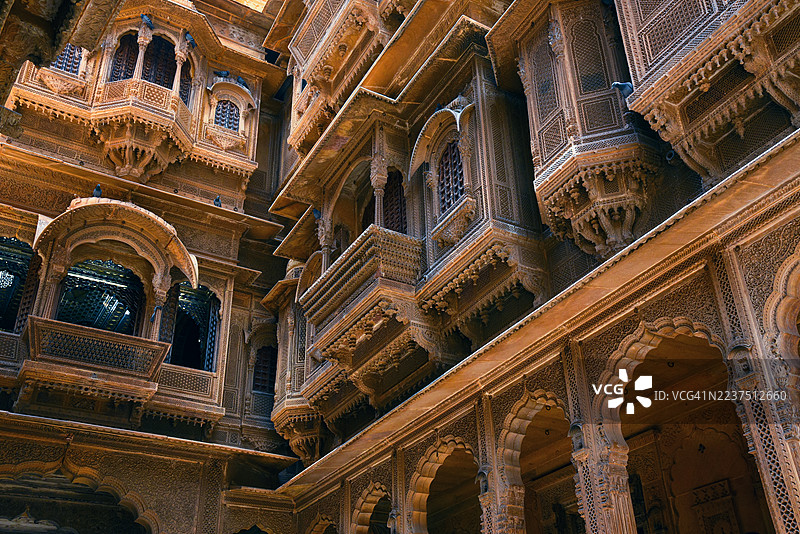 帕特旺基宫，焦特布尔，拉贾斯坦邦图片素材
