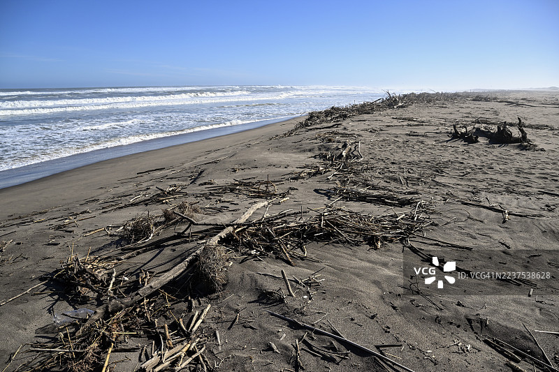 纳米比亚卡拉斯地区奥兰治蒙德钻石限制区大西洋海滩图片素材