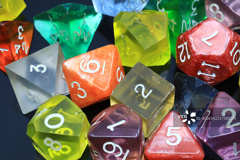 角色扮演游戏骰子图片素材
