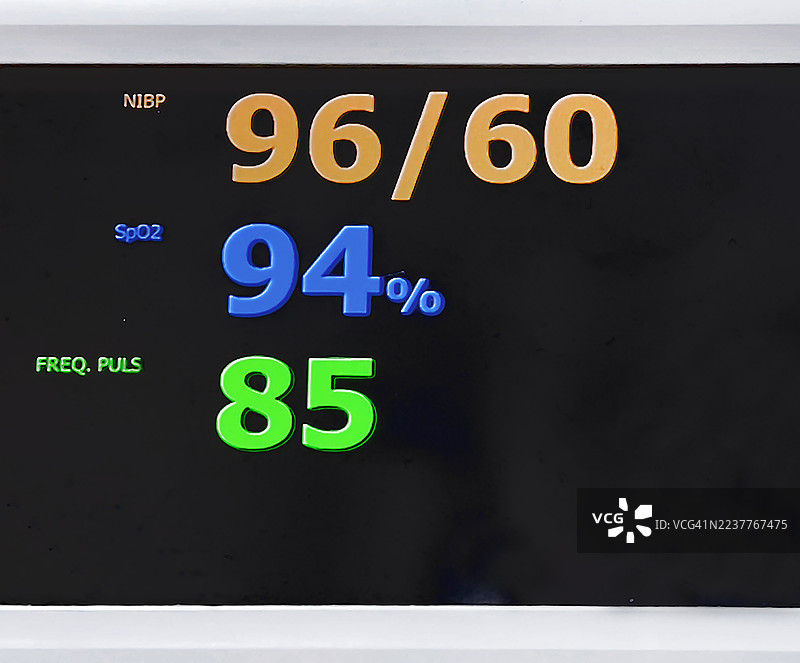 监测人体的生命体征，包括呼吸、血压和心率。图片素材