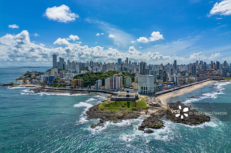 萨尔瓦多，巴伊亚州的天际线图片素材