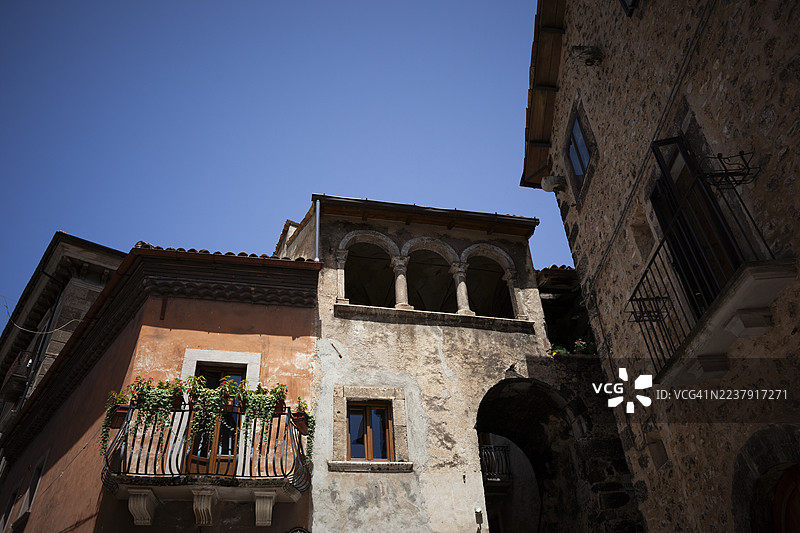 斯卡诺山村图片素材