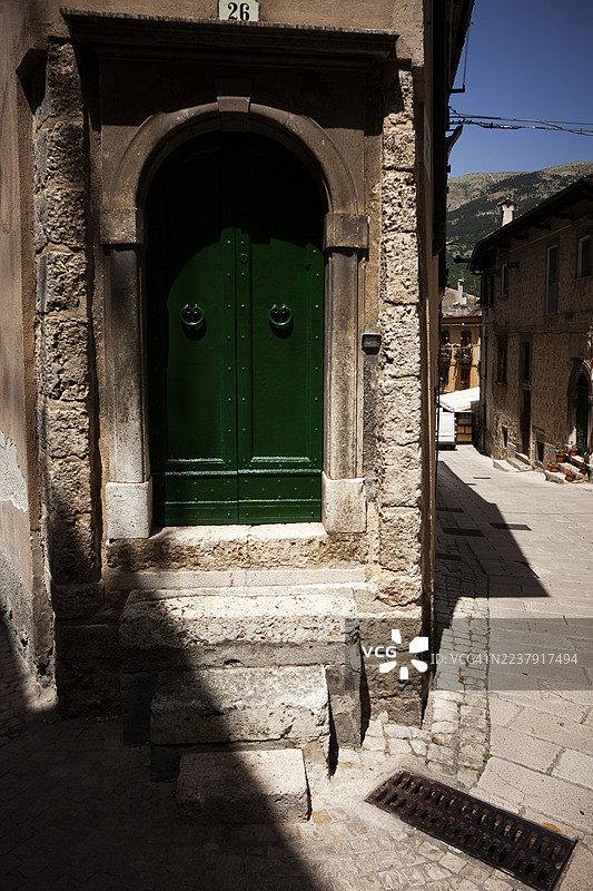 意大利南部，斯坎诺山村图片素材
