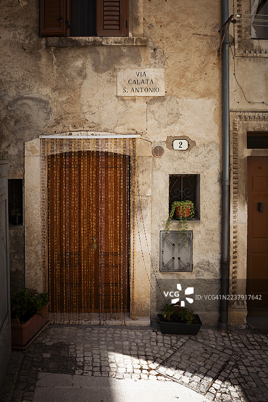 意大利南部，斯卡诺山村图片素材