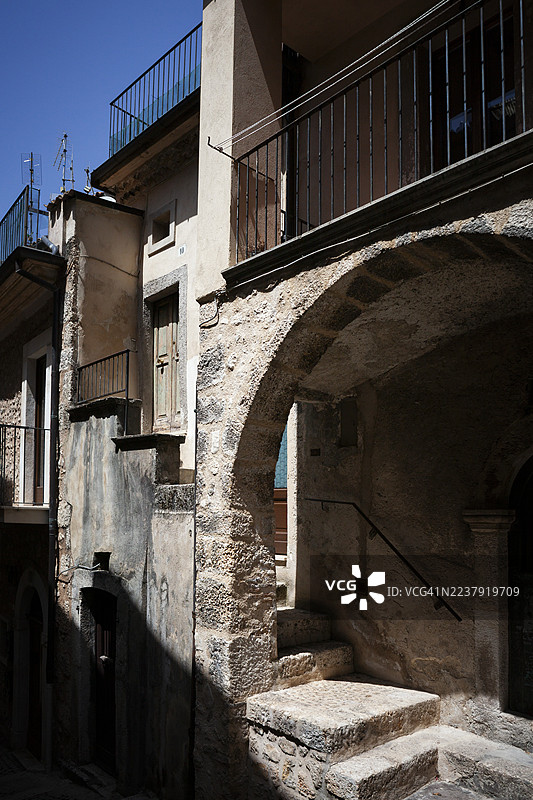斯卡诺山村图片素材