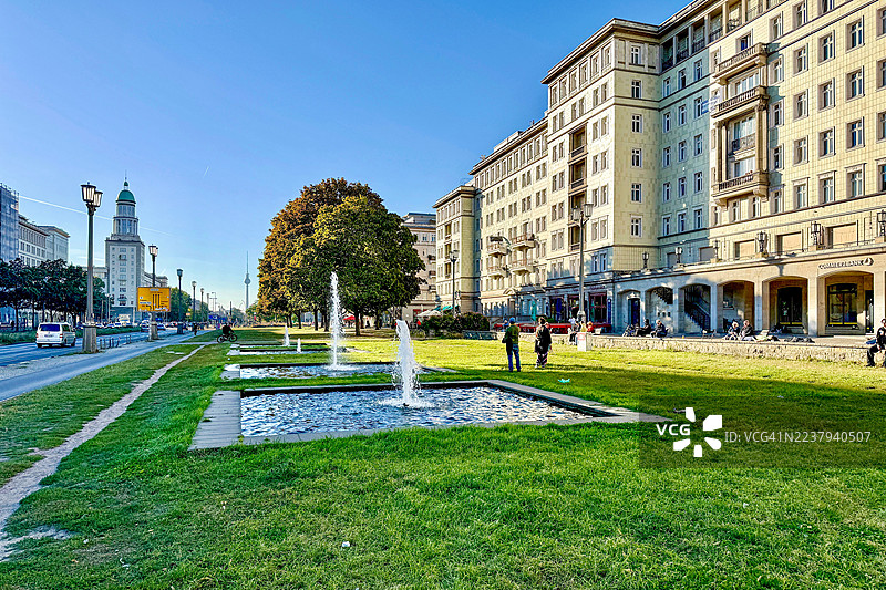 柏林，法兰克福大道图片素材