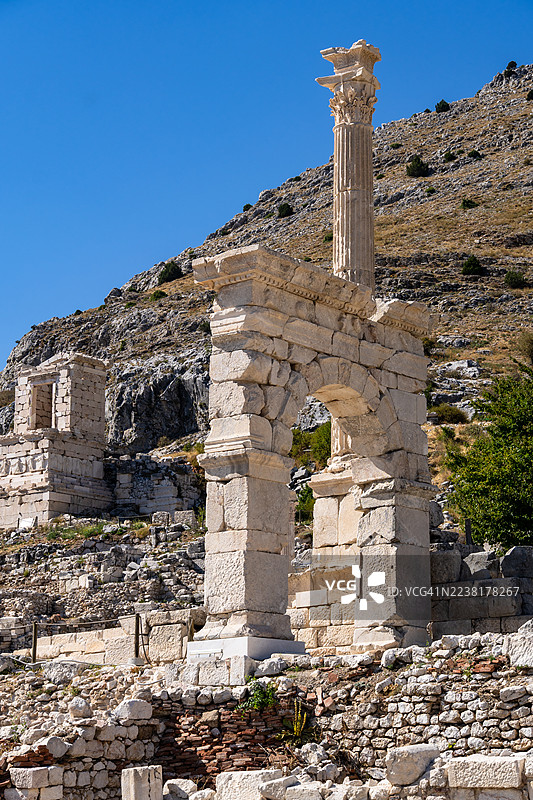 土耳其萨加拉索斯古城图片素材