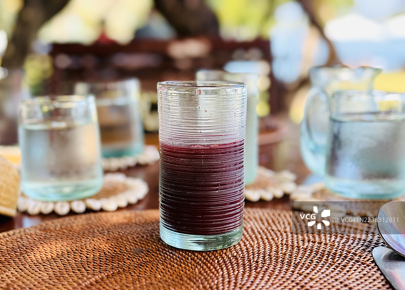 混合浆果冰沙图片素材