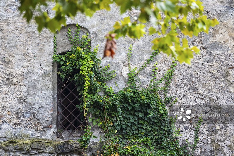 奥地利福拉尔贝格州费尔德基希水塔，历史建筑外观图片素材