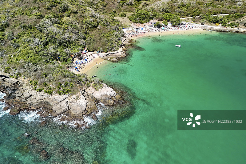 布齐乌斯里约热内卢的阿泽达海滩图片素材