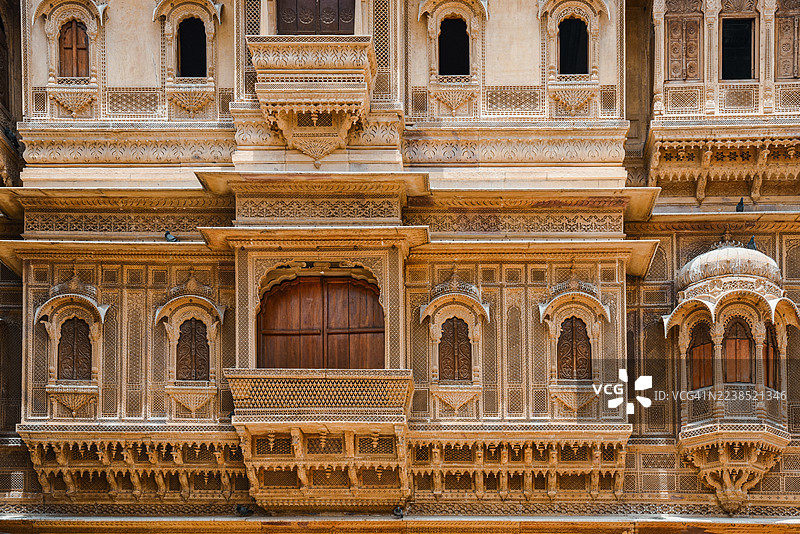 帕特旺基哈维利，斋沙默尔，拉贾斯坦邦图片素材