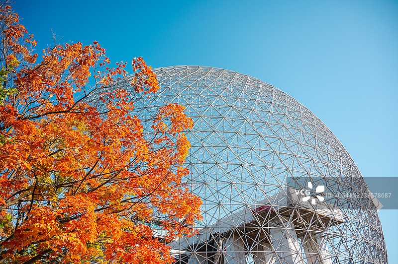 秋季蒙特利尔的让·德拉波公园图片素材