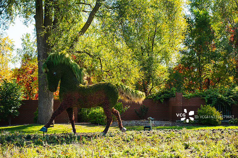 秋季蒙特利尔的让·德拉波公园图片素材