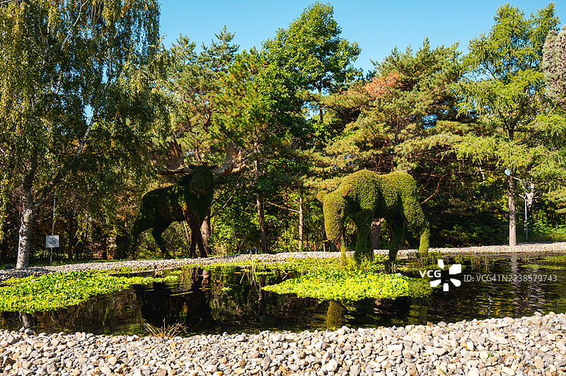 让·德拉波公园秋季在蒙特利尔图片素材