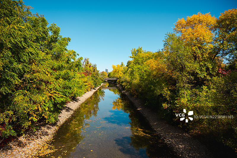 秋季蒙特利尔让·德拉波公园图片素材