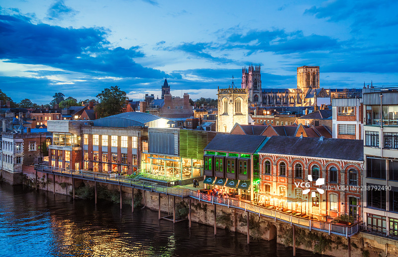 约克黄昏时分图片素材