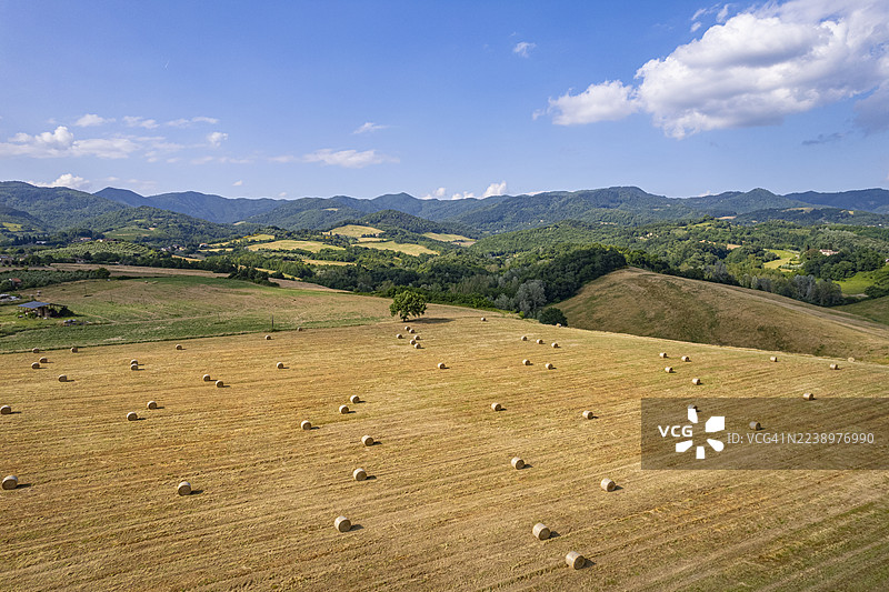 托斯卡纳，穆杰洛的夏日风光图片素材