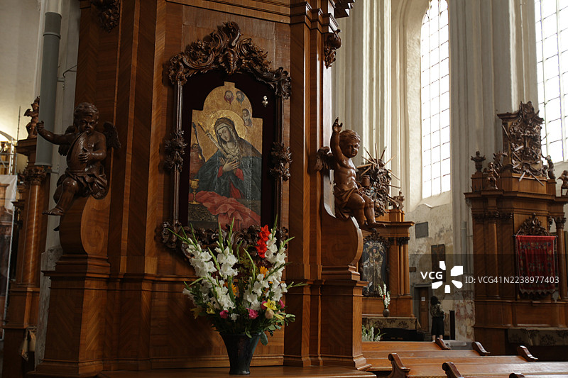 圣安娜和圣贝尔纳丁教堂图片素材