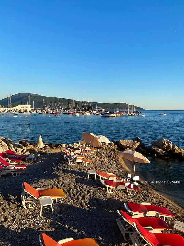 亚得里亚海的美景图片素材