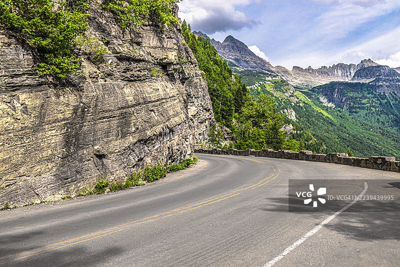 盘山公路图片素材