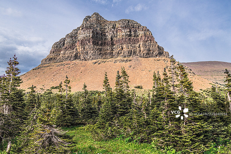 波洛克山道岔洛根山口南向景观图片素材