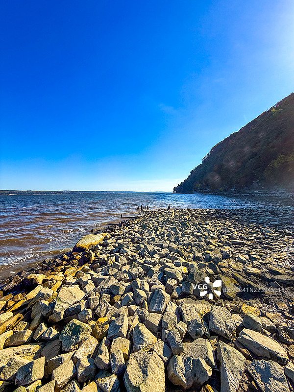 尼亚克海滩州立公园，罗克兰县图片素材