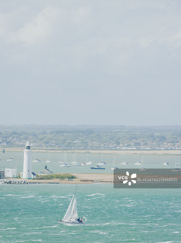 英国海岸线图片素材