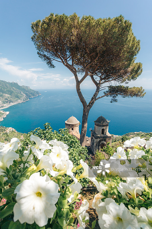 意大利阿马尔菲海岸的风景图片素材