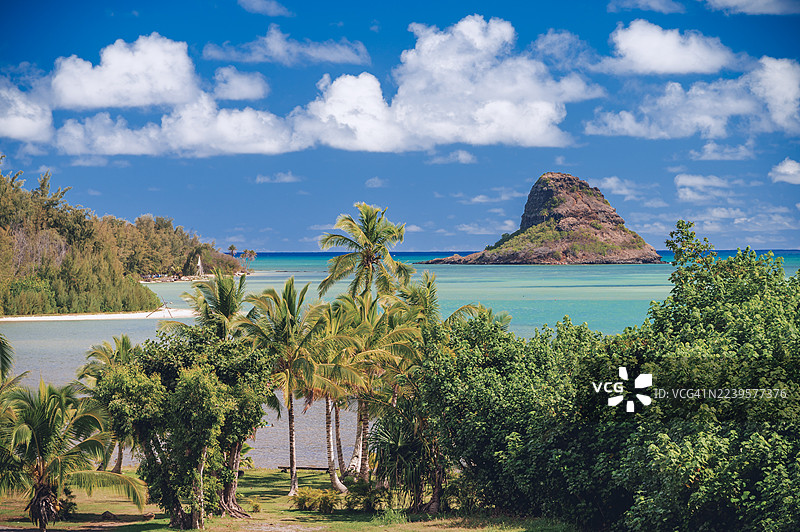 瓦胡岛的库阿洛亚湾图片素材