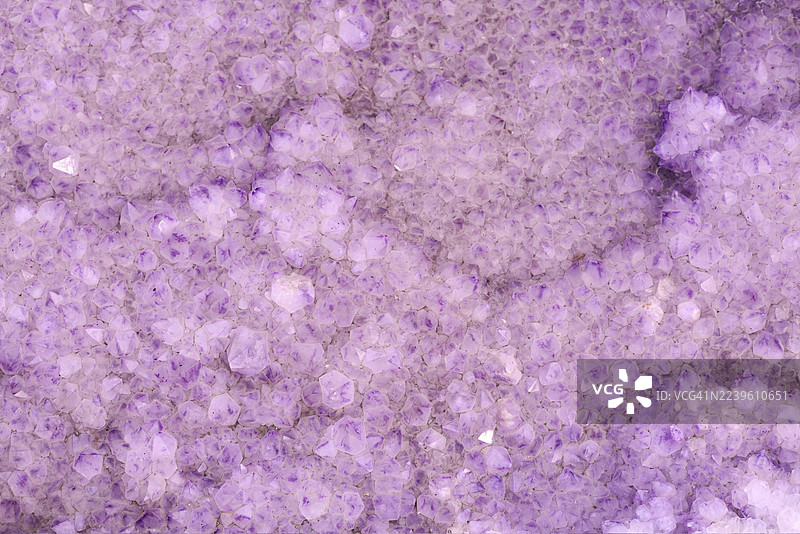 紫水晶仙人掌石英的特写图片素材