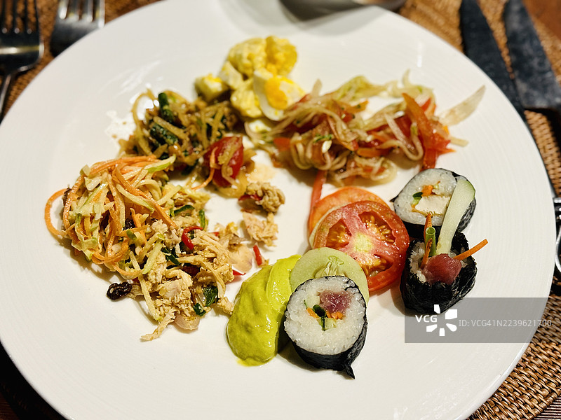 什锦自助餐盘图片素材