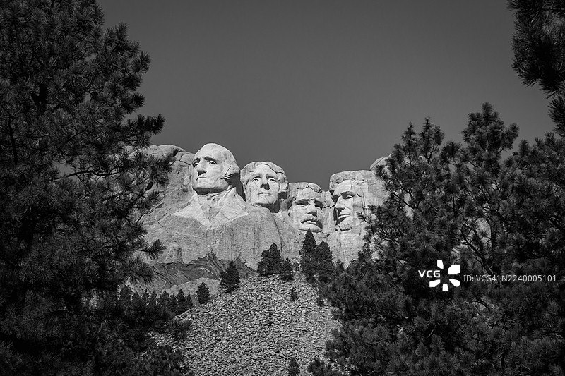 拉什莫尔山图片素材