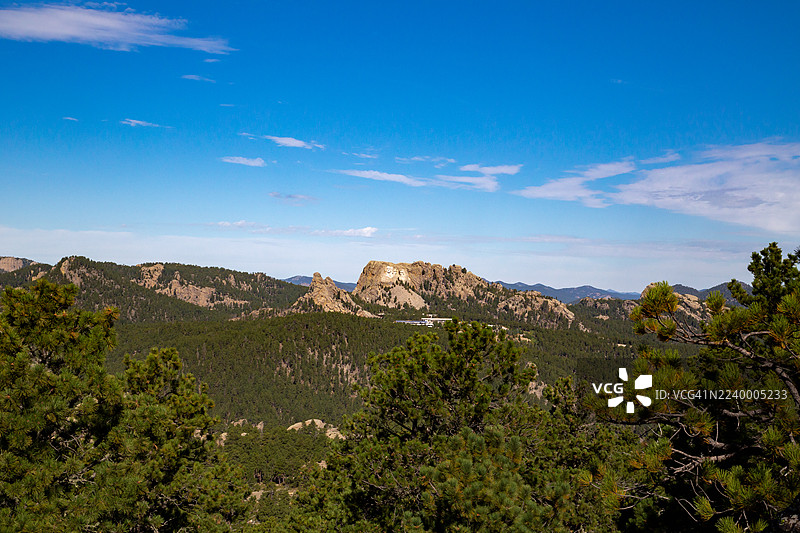 拉什莫尔山图片素材