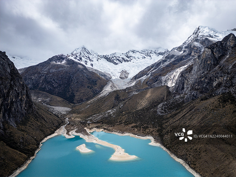 秘鲁卡拉兹的帕隆湖图片素材