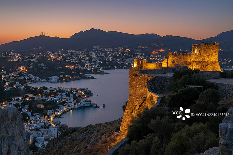 勒罗斯湾的暮色图片素材