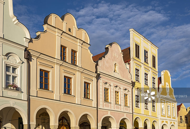 特尔奇的扎哈拉迪采广场图片素材