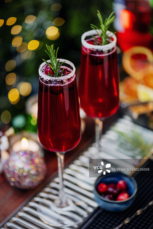 蔓越莓含羞草图片素材