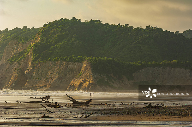 厄瓜多尔，卡诺阿海滩图片素材