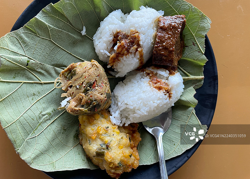 Nasi Jamblang图片素材