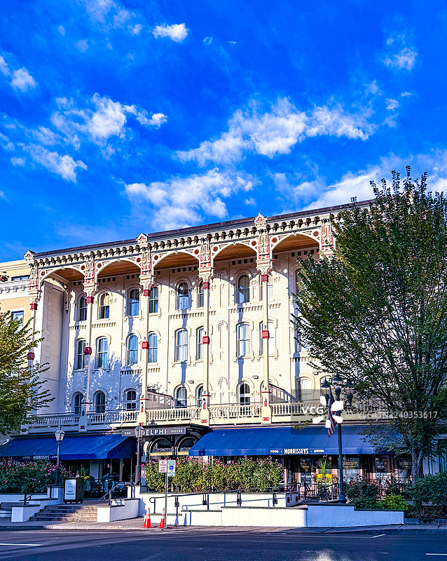 萨拉托加泉的阿德尔菲酒店图片素材