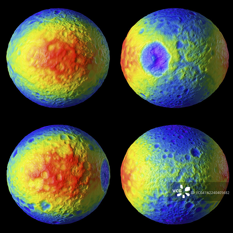 Mimas拓扑学的艺术作品图片素材