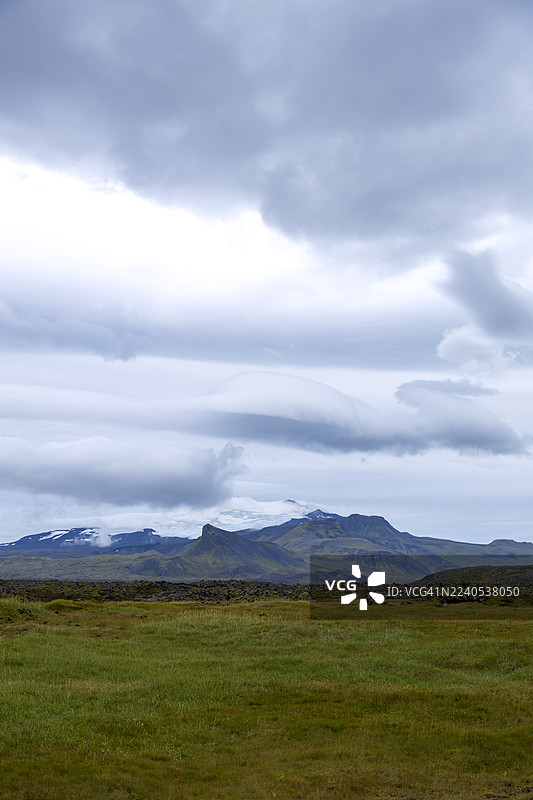 冰岛斯奈菲尔冰川火山图片素材