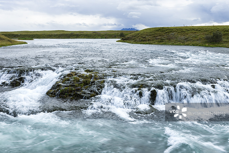 冰岛黄金圈公路上的埃吉西达瀑布图片素材