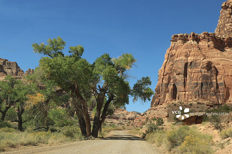 犹他州圣拉斐尔悬崖巴克霍恩抽水区图片素材