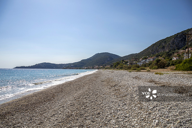 夏末的拉吉亚海滩图片素材