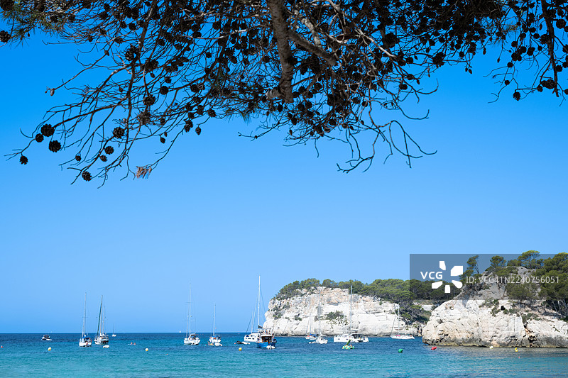 西班牙-梅诺卡岛-加尔达纳湾图片素材