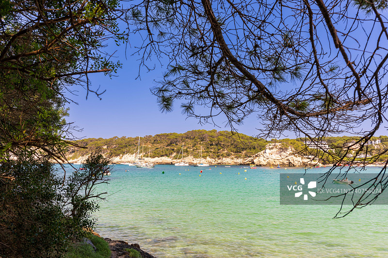 西班牙 - 梅诺卡岛 - 加尔达纳湾图片素材