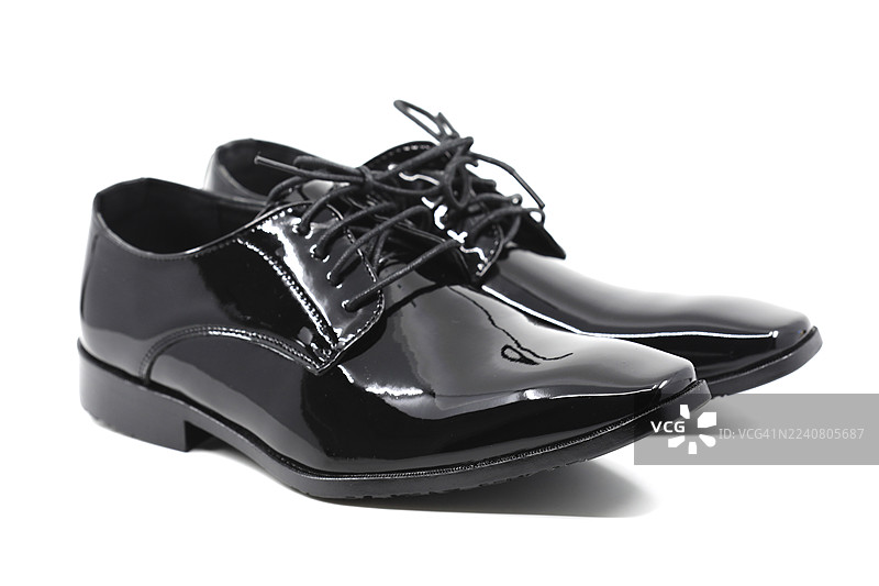 军旅风正装鞋图片素材